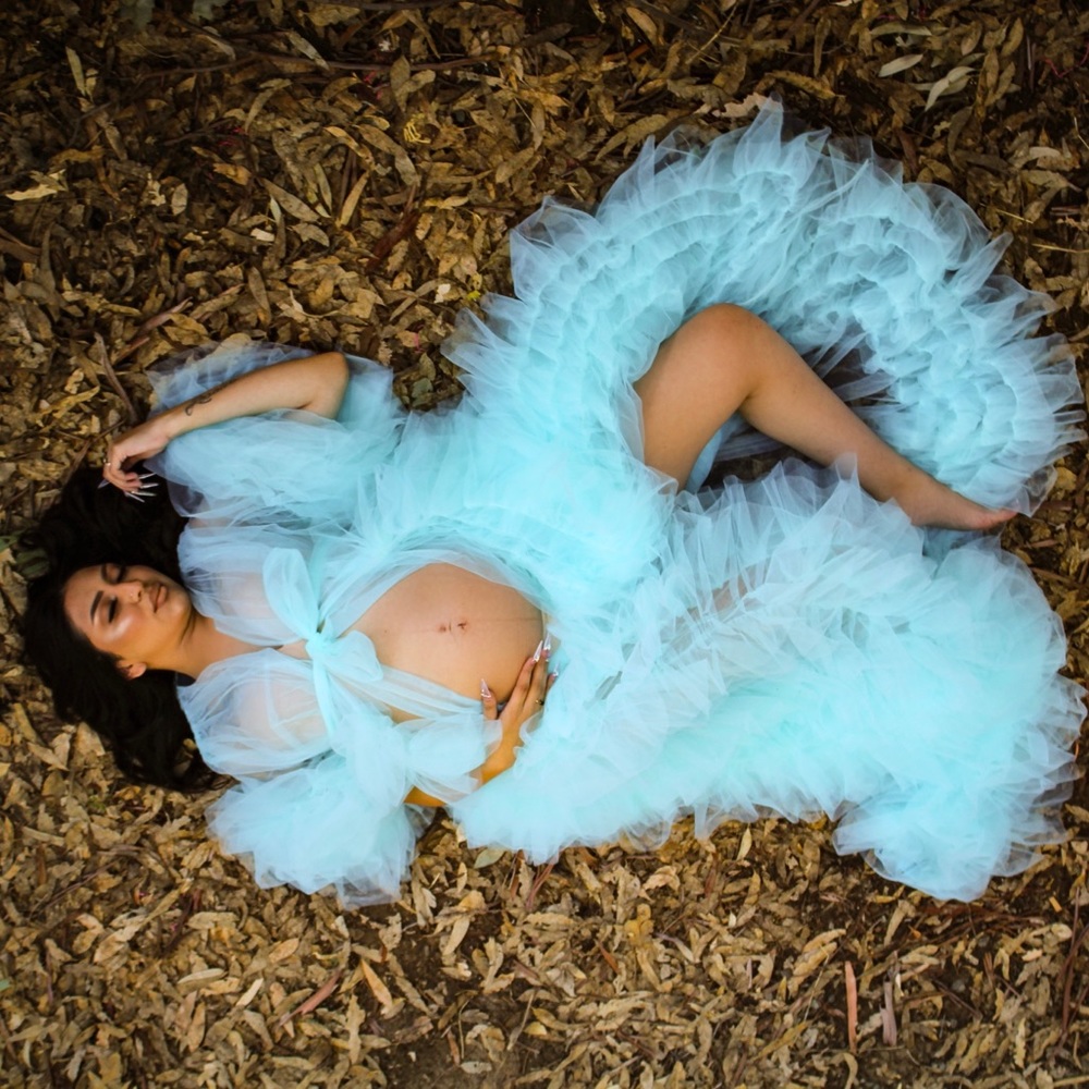Relist - Tulle Maternity, Photoshoot Robe